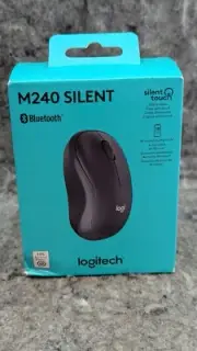 Brand New Logitech M240 Silent Wireless Ambidextrous Mouse - Graphite