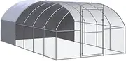 VRAXO Outdoor Chicken Coop 3x6x2 m Galvanised Steel -53.55KG,3095474