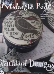 MIDNIGHT RIDE BLACKBIRD DESIGNS CROSS STITCH CHART