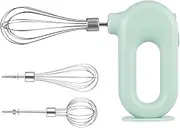 Electric Egg Beater Handheld Mixer Food Beater Whisk with 4 Speed for Baking Cake Egg Cream Upright Wireless Hand Mixer Electric