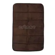 Memory Foam Bath Mats Bathroom Horizontal Stripes Rug Bath Mats 40*60cm