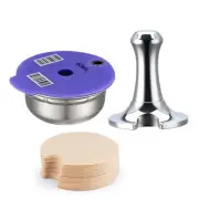 For Machine Coffee Capsule Pod Refillable Pod+Pressing Powder2887