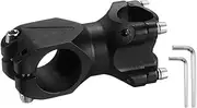 sourcing map 25.4mm Bike Stem 7 Degree 60mm Aluminum Alloy Bicycle Handlebar Stem with Hex Wrench for Mountain Road Bike BMX MTB Cycling, Black