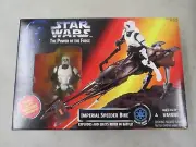 MIB 1995 STAR WARS THE POWER OF THE FORCE IMPERIAL SPEEDER BIKE KENNER