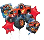 Blaze and the Monster Machines Balloon Bouquet - Party Supplies