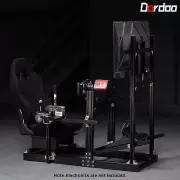 Dardoo Upgrade F1 Aluminum Racing Simulator Cockpit with Monitor Stand Fit G920
