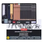Drawing Sketching Pencil Set, 42 Pack Pro Art Pencil Kit with Graphite Pencil...