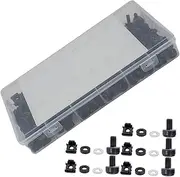 Multi-Function Screws Carbon Steel Nut Screw Kit Computer Casing Rack Nuts Easy to Use Sturdy and Sturdy