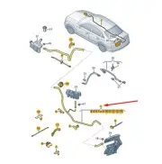 AUDI A5 MK2 + Battery Wiring Set LHD 8W1971225AE NEW GENUINE