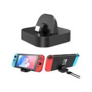 Orotec Nintendo Switch And Switch Lite Game Console Charging Stand, Black