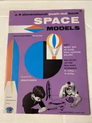 Vtg Treasure Books SPACE MODELS push-out punch-out Activity Book 1960 Rocket,Jet