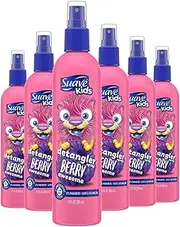Suave Kids 2 In 1 Shampoo and Conditioner, Purely Awesome Mango Detangler, Swirlberry 10 oz (Pack of 6)