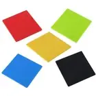 Durable Silicone Coasters Square Cup Mat For Indoor And Outdoors Table Use