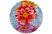 Rug Club-Handmade Botanical Wool Rug-6260-Multi-150x150cm