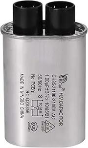 [BlueCatELE] 1/4 in 1.00 MFD uF Universal Microwave Capacitor Compatible for GE Samsung LG Media Hair Amana Kenmore Mayta and Whirlpool