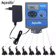 8 Stations Automatic Irrigation AC 230V Input Controller Water Timer Watering