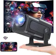 Mini Projector, Portable Projector 4K 1080P Support, Short Throw Projector