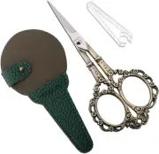 Knitting Scissors with Case, Crochet Scissors Threading Sewing Shears for Embroi