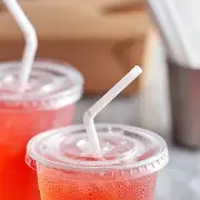 (400ct) 7 3/4" FLEXIBLE DRINK STRAWS WHITE WRAPPED FLEXIBLE, 1/4" OPENING