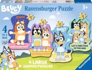 Ravensburger Bluey Let's Do This Shaped Kids/Childrens Jigsaw Puzzle Set 4y+