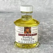 Daler-Rowney Purified Linseed Oil for Oil Colour 2.5 fl oz
