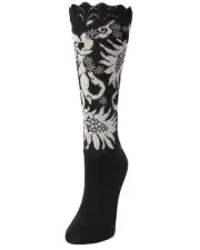 Natori Scalloped Feathers Wool-blend Bootie Toppers
