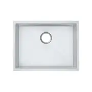600x450x230mm ACA Handmade Top/Undermount 304 Stainless Steel Single Bowl Kitchen Sink