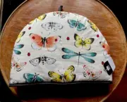 Now Designs Tea Cozy 100% Cotton / Polyester Fill; Colorful Butterflies