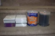 199 Verbatim AZO DVD-R 4.7 GB 16X Speed 120 Min & 34 Jewel Cases READ