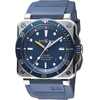 在飛比找Yahoo奇摩購物中心優惠-Bell & Ross DIVER 潛水機械腕錶 BR039