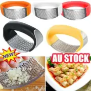 Stainless Steel Garlic Press Crusher Rocker Rocking Mincer Squeezer Kitchen CR