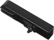 HEATSHAKING Electric Bass Guitar Tailpiece Split String Plate Design Easy Installation Adjustment Black Tone