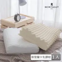 在飛比找momo購物網優惠-【MONTAGUT 夢特嬌】人體工學按摩乳膠枕(57x39c