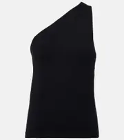 [Rohe] Róhe One-shoulder wool and cashmere-blend top UK 12 black