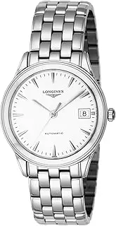[Longines] L4.774.4.12.6 Men's Watch, Flagship, Automatic Winding, Waterproof, Safia Glass, White Dial, Stainless Steel, Silver, white, Bracelet Type