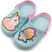 [icosylify] Toddler Shoes Little Kid Clogs Slide Sandals for 0-8 yrs Kids Unisex for Girls and Boys Garden Shoes Cartoon Slides Slip-Resistance Sandals Beach Pool Slippers