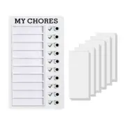 Portable Kid Chore Chart Routine Checklist Board for Daily Routine Planning