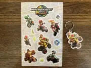 NINTENDO SWITCH 2 MARIO KART WORLD TARGET EXCL. STICKER SHEET & BOWSER KEYCHAIN