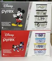 Set of 2 Pyrex Disney 100th Anniversary Storage Containers with Lids from Japna