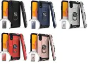 For Samsung Galaxy A01 S111DL SM-A015 Dynamic Ring Stand Case Phone Cover + TG