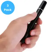 3x Tactical Flashlight Small LED Torch Pen Light Mini Super Bright Penlight