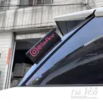 反光屋FKW 汽車反光水洗標 車標 夾標 客製化 IG帳號 INSTAGRAM 3M原廠背膠 汽車防水貼紙 PP環保材質