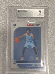 2019-20 Basketball Ja Morant Rookie BGS 9 Mint Grizzlies