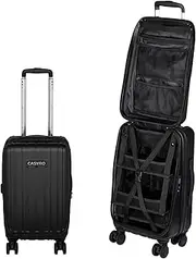[CASYRO] Switzerland Stand-Up Luggage 55cm 45L Hardcase Suitcase Carry On