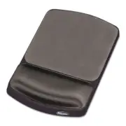 Fellowes Gel Mouse Pad w/Wrist Rest, Nonskid, 6 1/4 x 10 1/8, Platinum/Graphite