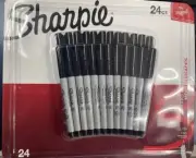 Sharpie ultra fine Tip Permanent Marker, Ultra Fine Point, Black, 24 pack