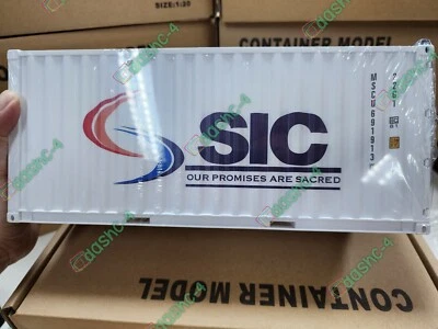 SIC 1:20 20ft Shipping Container Model ABS Resin & Wood New Box