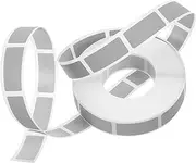 QUMIIRITY 1 Roll Silver Grey Scratch Off Stickers Self Adhesive Labels for Party Favors Present Boxes and Crafts Smooth Coating Film for Scratch Tickets