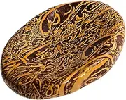 Mariam Jasper Worry Stones – Crystal Thumb Worry Stone for Anguish, Stress – Relaxing and Soothing Balance Stones for Meditation, Stress Relief – Healing Stones and Crystals for Men and Women