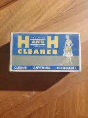 H and H Cleaner "Cleans Anything Cleanable" Vintage Over 100 Years Old